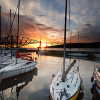 Buy canvas prints of South Queensferry Harbour by Keith Thorburn EFIAP/b