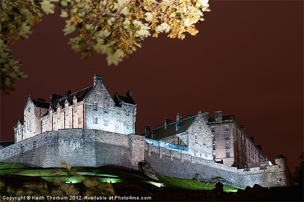 Edinburgh Castle Picture Board by Keith Thorburn EFIAP/b
