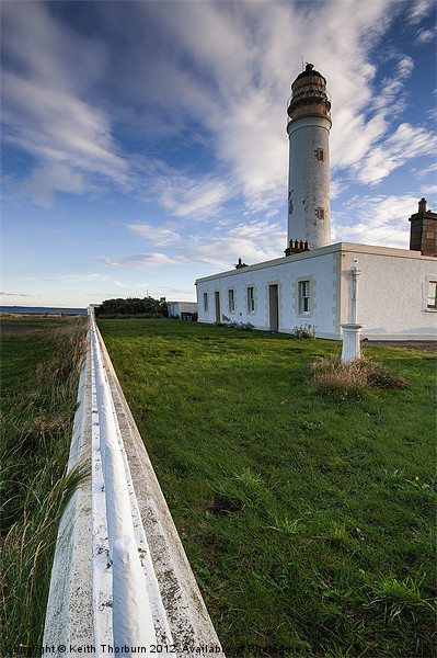 Barns Ness Lighthouse Picture Board by Keith Thorburn EFIAP/b