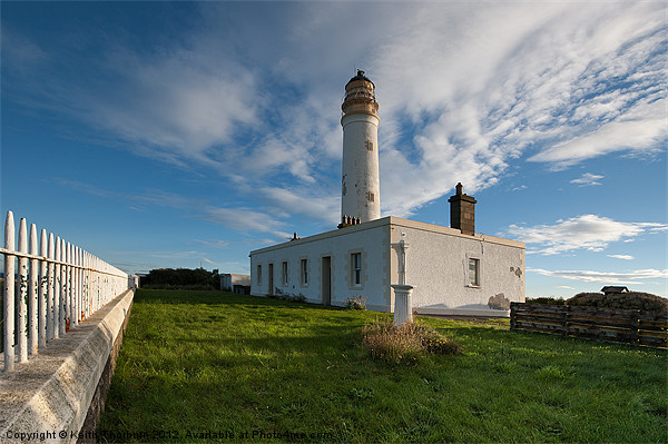Barns Ness Lighthouse Picture Board by Keith Thorburn EFIAP/b