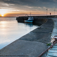 Buy canvas prints of Musselburgh Harbour Sunset by Keith Thorburn EFIAP/b