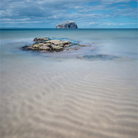 Buy canvas prints of Bass Rock and Beach by Keith Thorburn EFIAP/b