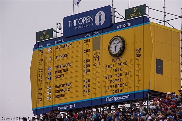 The Open Leaderboard Picture Board by Keith Thorburn EFIAP/b