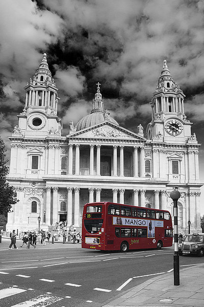 St Pauls Cathedral Picture Board by Keith Thorburn EFIAP/b