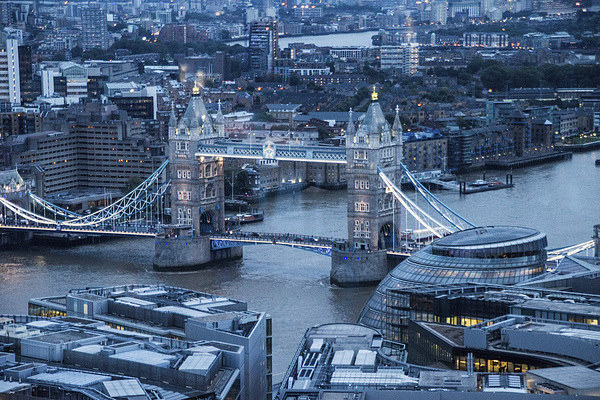 Tower Bridge London Picture Board by Keith Thorburn EFIAP/b