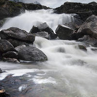 Buy canvas prints of Atmospheric Glencoe River by Keith Thorburn EFIAP/b