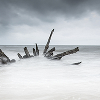 Buy canvas prints of Remains of Shipwreck by Keith Thorburn EFIAP/b