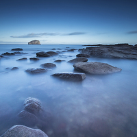 Buy canvas prints of Smooth Bass Rock by Keith Thorburn EFIAP/b