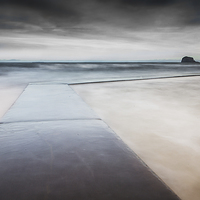 Buy canvas prints of North Berwick Beach Pool by Keith Thorburn EFIAP/b