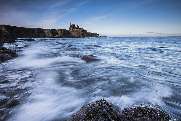 Tantallon Waves Picture Board by Keith Thorburn EFIAP/b