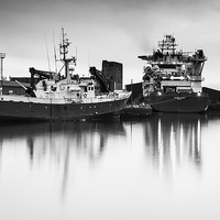 Buy canvas prints of Leith Docks by Keith Thorburn EFIAP/b