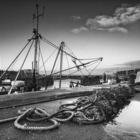 Buy canvas prints of Port Seton Fishing Harbour by Keith Thorburn EFIAP/b