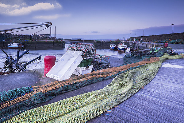 Port Seton Harbour Picture Board by Keith Thorburn EFIAP/b