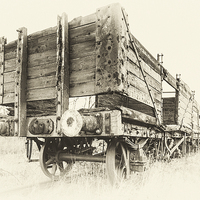 Buy canvas prints of Old Train Carraige by Keith Thorburn EFIAP/b