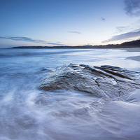 Buy canvas prints of Gullane Bents Beach Rock by Keith Thorburn EFIAP/b