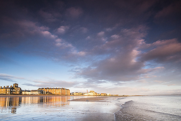 Portobello Beach Early Morning Picture Board by Keith Thorburn EFIAP/b