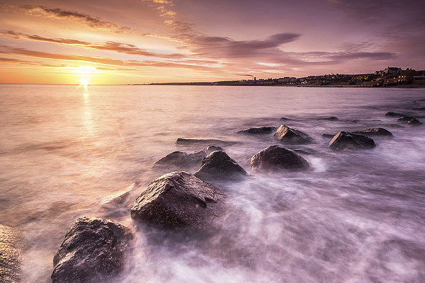 Sunrise at Dunbar Picture Board by Keith Thorburn EFIAP/b
