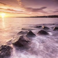 Buy canvas prints of Sunrise at Dunbar by Keith Thorburn EFIAP/b