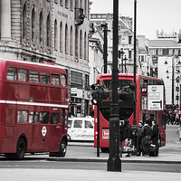 Buy canvas prints of London Bus by Keith Thorburn EFIAP/b