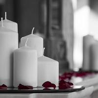Buy canvas prints of Candles on Mantlepeice by Keith Thorburn EFIAP/b