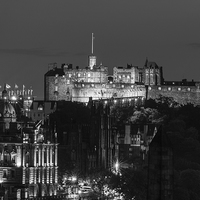 Buy canvas prints of Edinburgh Castle Evening by Keith Thorburn EFIAP/b