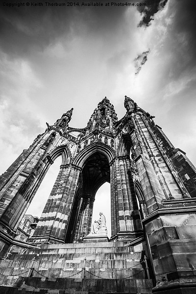 The Scott Monument Picture Board by Keith Thorburn EFIAP/b