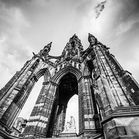 Buy canvas prints of The Scott Monument by Keith Thorburn EFIAP/b