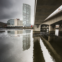 Buy canvas prints of Docks of Belfast  by Keith Thorburn EFIAP/b