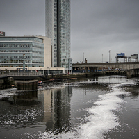Buy canvas prints of River Lagan Belfast by Keith Thorburn EFIAP/b
