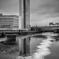 Buy canvas prints of River Lagan Belfast by Keith Thorburn EFIAP/b
