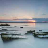 Buy canvas prints of Evening at Seton Sands by Keith Thorburn EFIAP/b