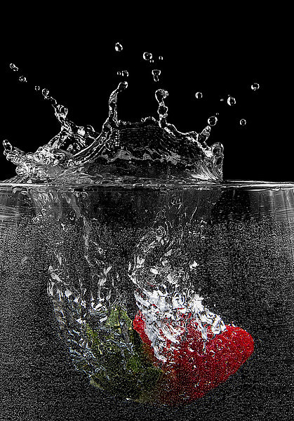 Strawberry Splash Picture Board by Keith Thorburn EFIAP/b