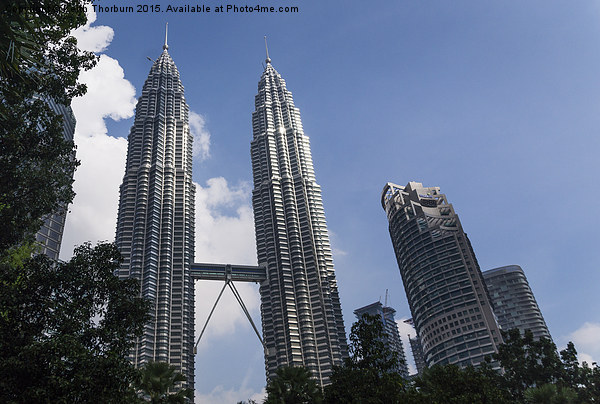 Petronas Twin Towers Picture Board by Keith Thorburn EFIAP/b