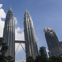 Buy canvas prints of Petronas Twin Towers by Keith Thorburn EFIAP/b