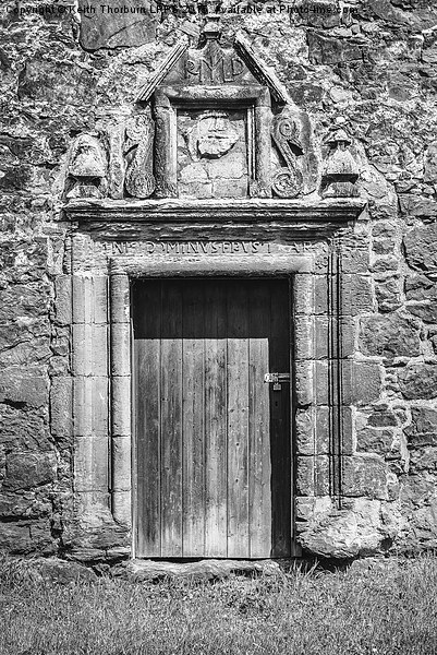 Old Castle Door Picture Board by Keith Thorburn EFIAP/b