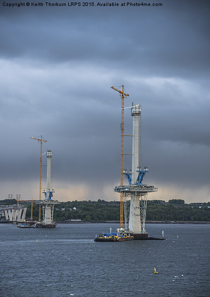New Forth Bridge Construction Picture Board by Keith Thorburn EFIAP/b
