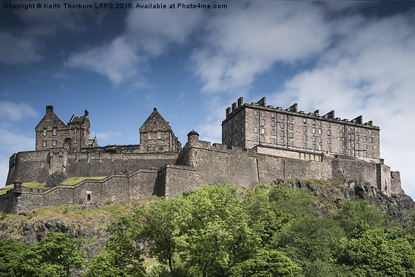 Edinburgh Castle Picture Board by Keith Thorburn EFIAP/b