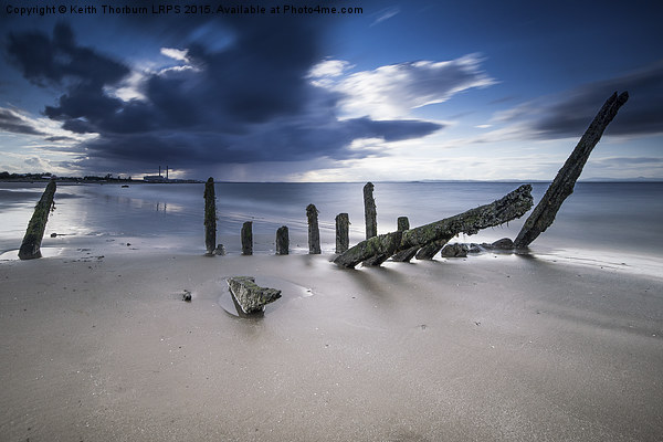 Seton Sands Shipwreck Picture Board by Keith Thorburn EFIAP/b