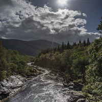 Buy canvas prints of River Orchy by Keith Thorburn EFIAP/b
