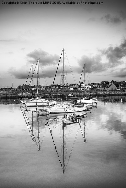 Fisherrow Harbour Picture Board by Keith Thorburn EFIAP/b