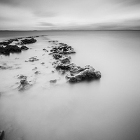Buy canvas prints of  Sea Calm and Rocks by Keith Thorburn EFIAP/b