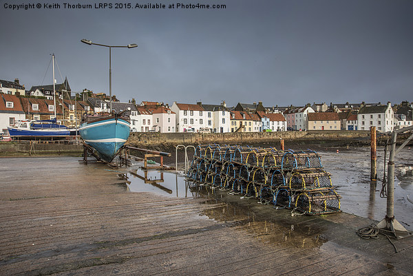 St Monans Harbour Picture Board by Keith Thorburn EFIAP/b