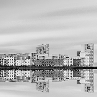 Buy canvas prints of Newhaven Flats Reflection by Keith Thorburn EFIAP/b