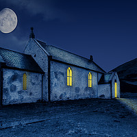 Buy canvas prints of Old Highlands Church by Keith Thorburn EFIAP/b