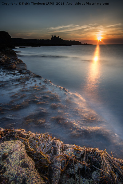 Tantallon Castle Sunset Picture Board by Keith Thorburn EFIAP/b