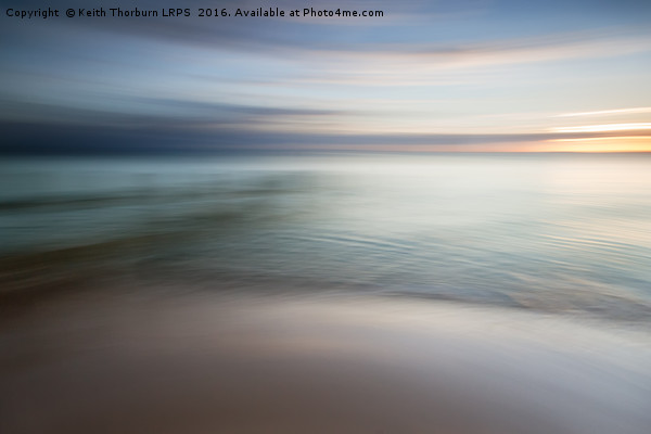 Portobello Beach Sunrise Picture Board by Keith Thorburn EFIAP/b