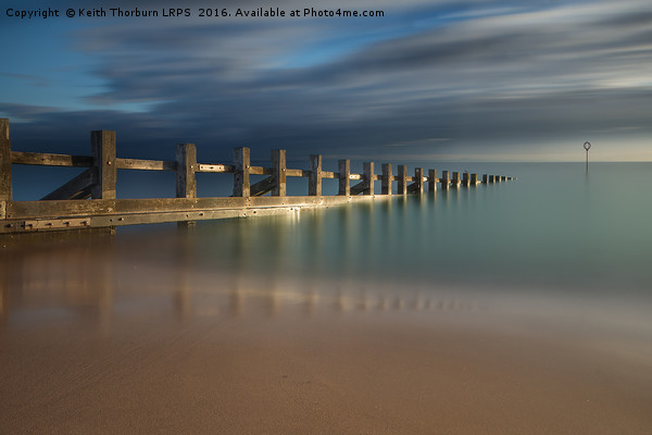 Portobello Beach Sunrise Picture Board by Keith Thorburn EFIAP/b