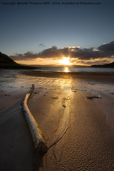 Ardslignish Bay Sunset Picture Board by Keith Thorburn EFIAP/b