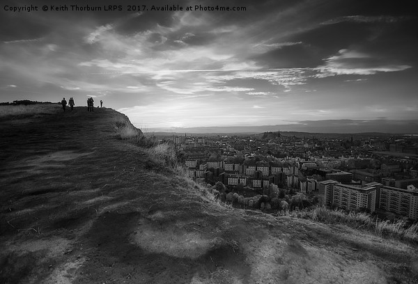 Edinburgh City View Picture Board by Keith Thorburn EFIAP/b