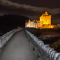Buy canvas prints of Eilean Donan Castle at Night by Keith Thorburn EFIAP/b